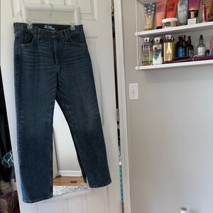 Classic Straight-Leg Denim Jeans